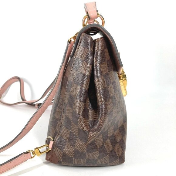LOUIS VUITTON N42262 Damier Crampton Bag Hand Bag Backpack Canvas pink/Brown main image 11